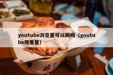 youtube浏览量可以刷吗（youtube观看量）