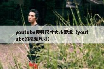 youtube视频尺寸大小要求（youtube的视频尺寸）