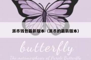 派币钱包最新版本（派币的最新版本）