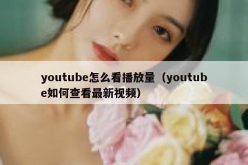 youtube怎么看播放量（youtube如何查看最新视频）