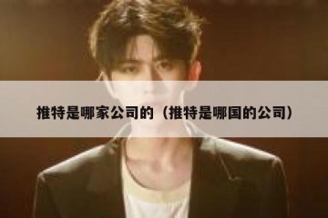 推特是哪家公司的（推特是哪国的公司）