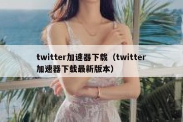 twitter加速器下载（twitter加速器下载最新版本）