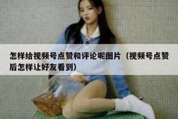怎样给视频号点赞和评论呢图片（视频号点赞后怎样让好友看到）