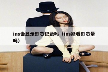 ins会显示浏览记录吗（ins能看浏览量吗）