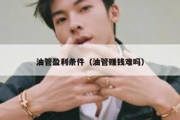 油管盈利条件（油管赚钱难吗）