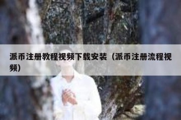 派币注册教程视频下载安装（派币注册流程视频）