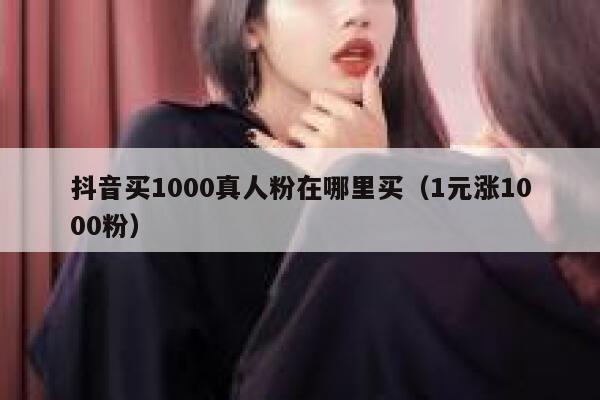 抖音买1000真人粉在哪里买(1元涨1000粉) 第1张 抖音买1000真人粉在哪里买(1元涨1000粉) 第1张
