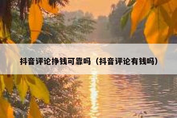抖音评论挣钱可靠吗（抖音评论有钱吗） 第1张