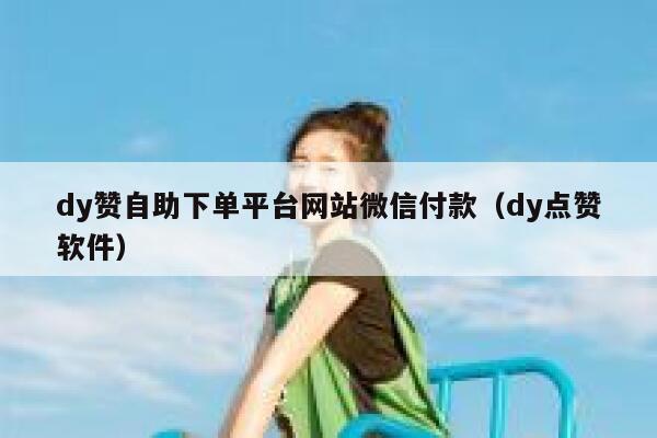 dy赞自助下单平台网站微信付款（dy点赞软件） 第1张