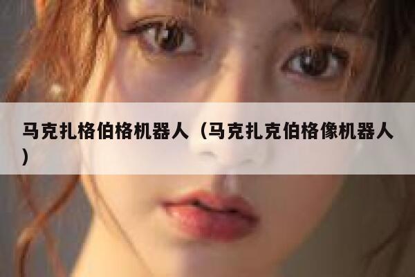 马克扎格伯格机器人(马克扎克伯格像机器人) 第1张 马克扎格伯格机器人(马克扎克伯格像机器人) 第1张