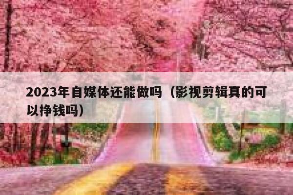 2023年自媒体还能做吗（影视剪辑真的可以挣钱吗） 第1张