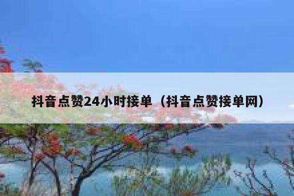 抖音点赞24小时接单（抖音点赞接单网） 第1张