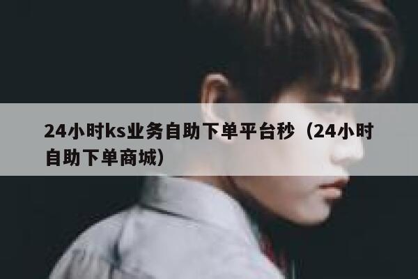 24小时ks业务自助下单平台秒（24小时自助下单商城） 第1张