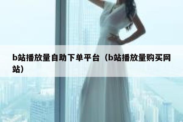 b站播放量自助下单平台（b站播放量购买网站） 第1张