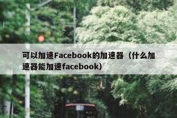 可以加速Facebook的加速器（什么加速器能加速facebook） 第1张