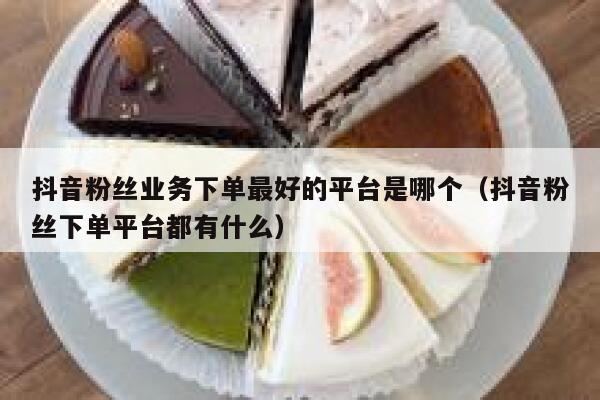 抖音粉丝业务下单最好的平台是哪个（抖音粉丝下单平台都有什么） 第1张