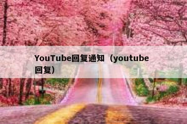 YouTube回复通知（youtube 回复） 第1张