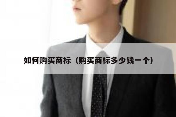 如何购买商标（购买商标多少钱一个） 第1张