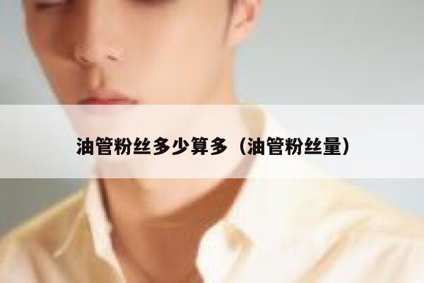 油管粉丝多少算多（油管粉丝量） 第1张