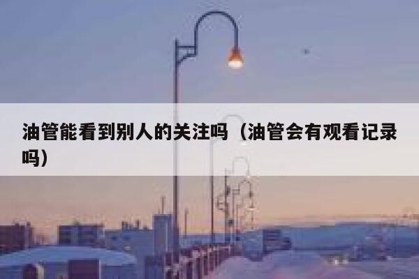 油管能看到别人的关注吗(油管会有观看记录吗) 第1张 油管能看到别人的关注吗(油管会有观看记录吗) 第1张