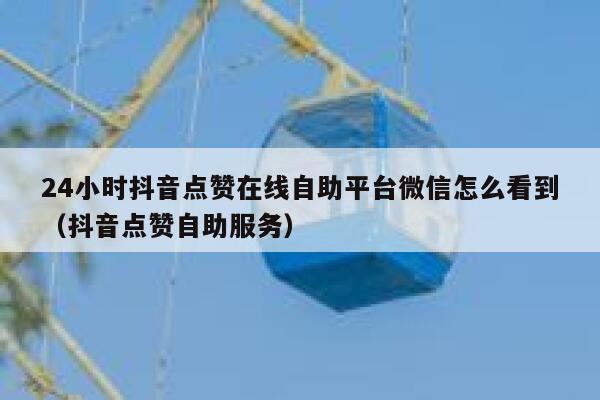 24小时抖音点赞在线自助平台微信怎么看到（抖音点赞自助服务） 第1张