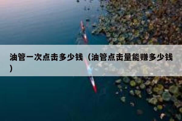 油管一次点击多少钱（油管点击量能赚多少钱） 第1张