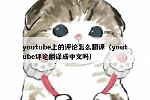 youtube上的评论怎么翻译（youtube评论翻译成中文吗） 第1张