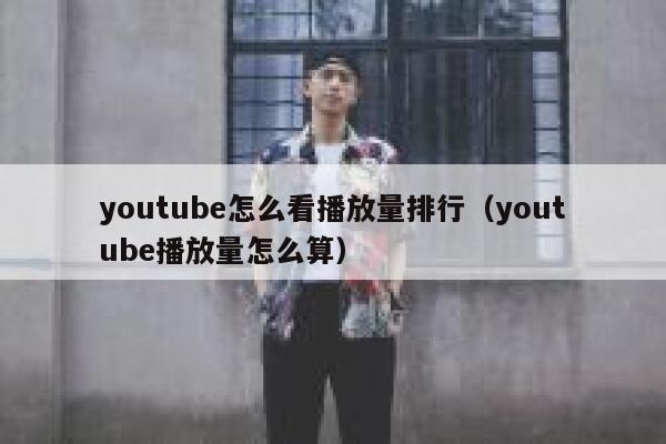 youtube怎么看播放量排行（youtube播放量怎么算） 第1张