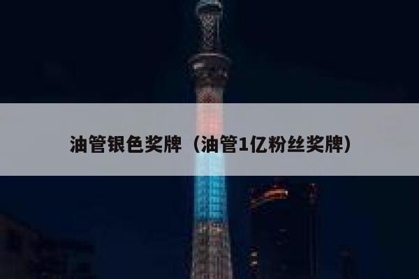 油管银色奖牌（油管1亿粉丝奖牌） 第1张