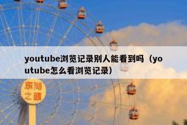 youtube浏览记录别人能看到吗（youtube怎么看浏览记录） 第1张