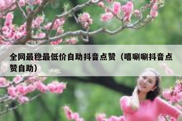 全网最稳最低价自助抖音点赞（嘻唰唰抖音点赞自助） 第1张