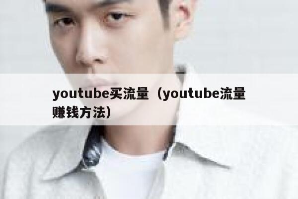 youtube买流量（youtube流量赚钱方法） 第1张