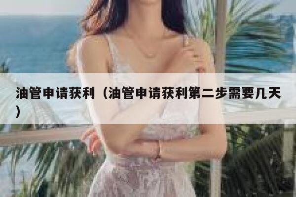 油管申请获利（油管申请获利第二步需要几天） 第1张