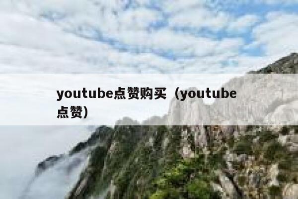 youtube点赞购买（youtube 点赞） 第1张