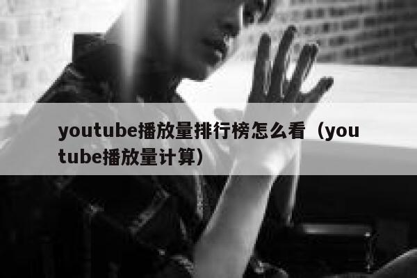 youtube播放量排行榜怎么看（youtube播放量计算） 第1张