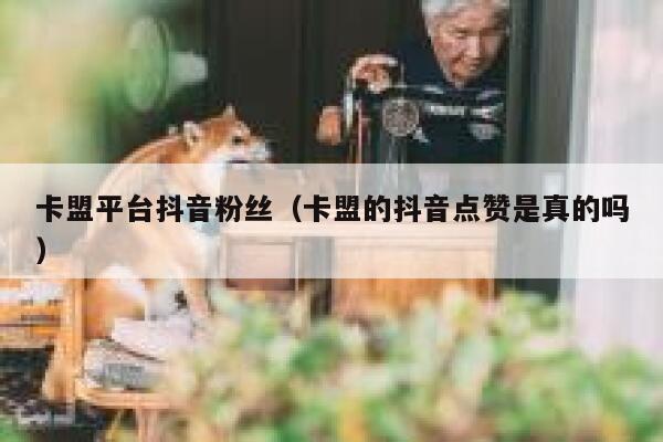 卡盟平台抖音粉丝（卡盟的抖音点赞是真的吗） 第1张