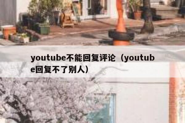 youtube不能回复评论（youtube回复不了别人） 第1张