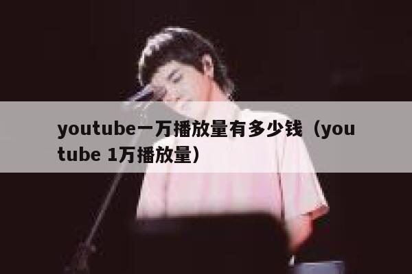 youtube一万播放量有多少钱（youtube 1万播放量） 第1张