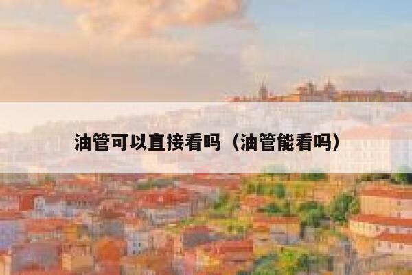 油管可以直接看吗（油管能看吗） 第1张
