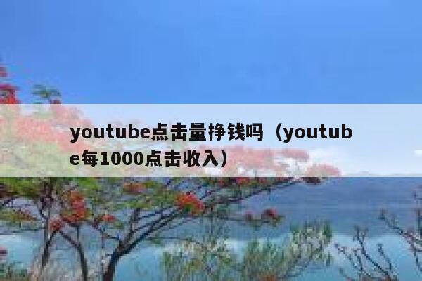 youtube点击量挣钱吗（youtube每1000点击收入） 第1张
