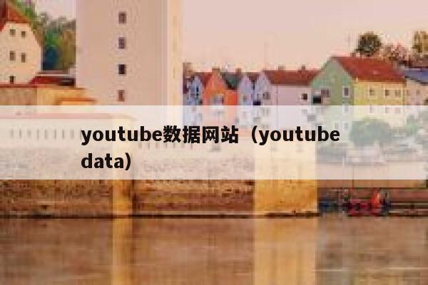 youtube数据网站（youtube data） 第1张