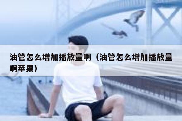 油管怎么增加播放量啊（油管怎么增加播放量啊苹果） 第1张