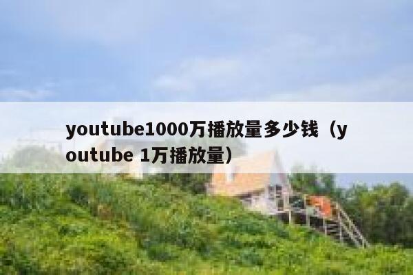 youtube1000万播放量多少钱（youtube 1万播放量） 第1张