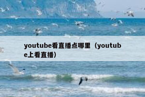 youtube看直播点哪里（youtube上看直播） 第1张