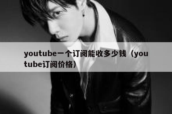 youtube一个订阅能收多少钱（youtube订阅价格） 第1张