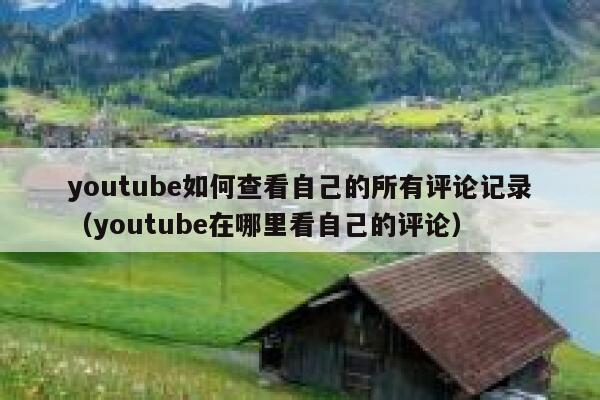 youtube如何查看自己的所有评论记录（youtube在哪里看自己的评论） 第1张