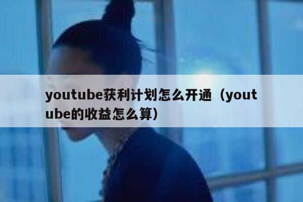 youtube获利计划怎么开通（youtube的收益怎么算） 第1张
