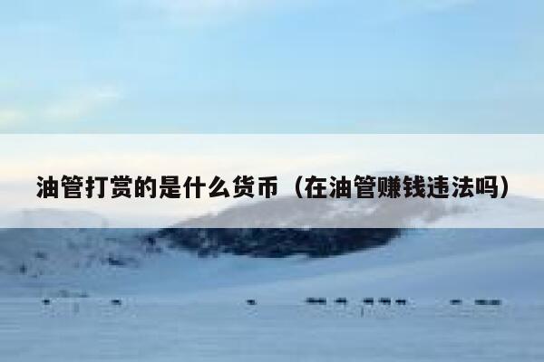 油管打赏的是什么货币（在油管赚钱违法吗） 第1张