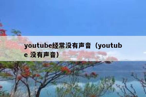 youtube经常没有声音（youtube 没有声音） 第1张