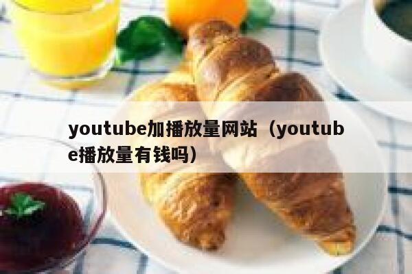 youtube加播放量网站（youtube播放量有钱吗） 第1张